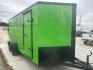 2020 GREEN /TAN DEEP SOUTH ENCLOSED TRAILER (7JKBE1624LH) , located at 17760 Hwy 62, Morris, OK, 74445, 35.609104, -95.877060 - Photo#0